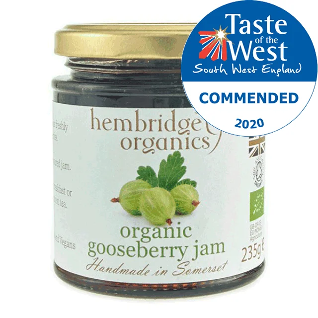 hembridge organics gooseberry jam AWARD