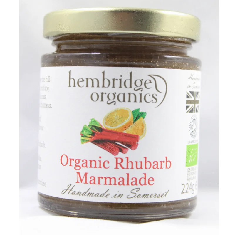 Organic Rhubarb Marmalade